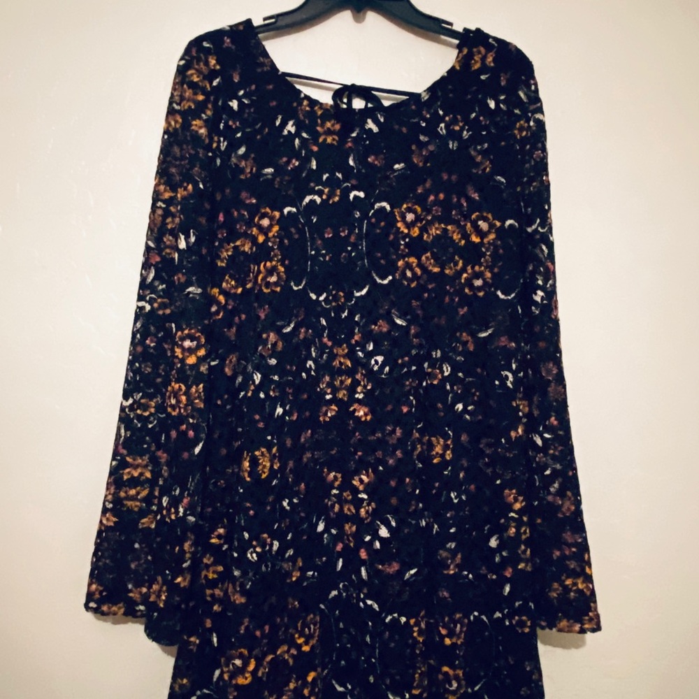 Flower boho dress